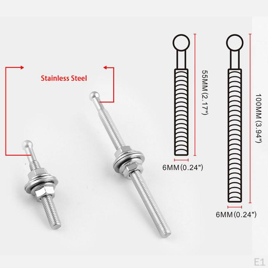 Car quick for latch Style Push Button Billet Hood Pins