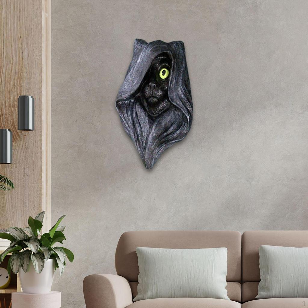 Decorative Mysterious Figurine Statue, Animal Sculpture Ornament for Bookshelf