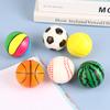 2Pcs Squeeze Toy Ball Football Pu Soft Foam Sponge Stress Relief Baseball Toys For Kids Children Wrist Training Balls