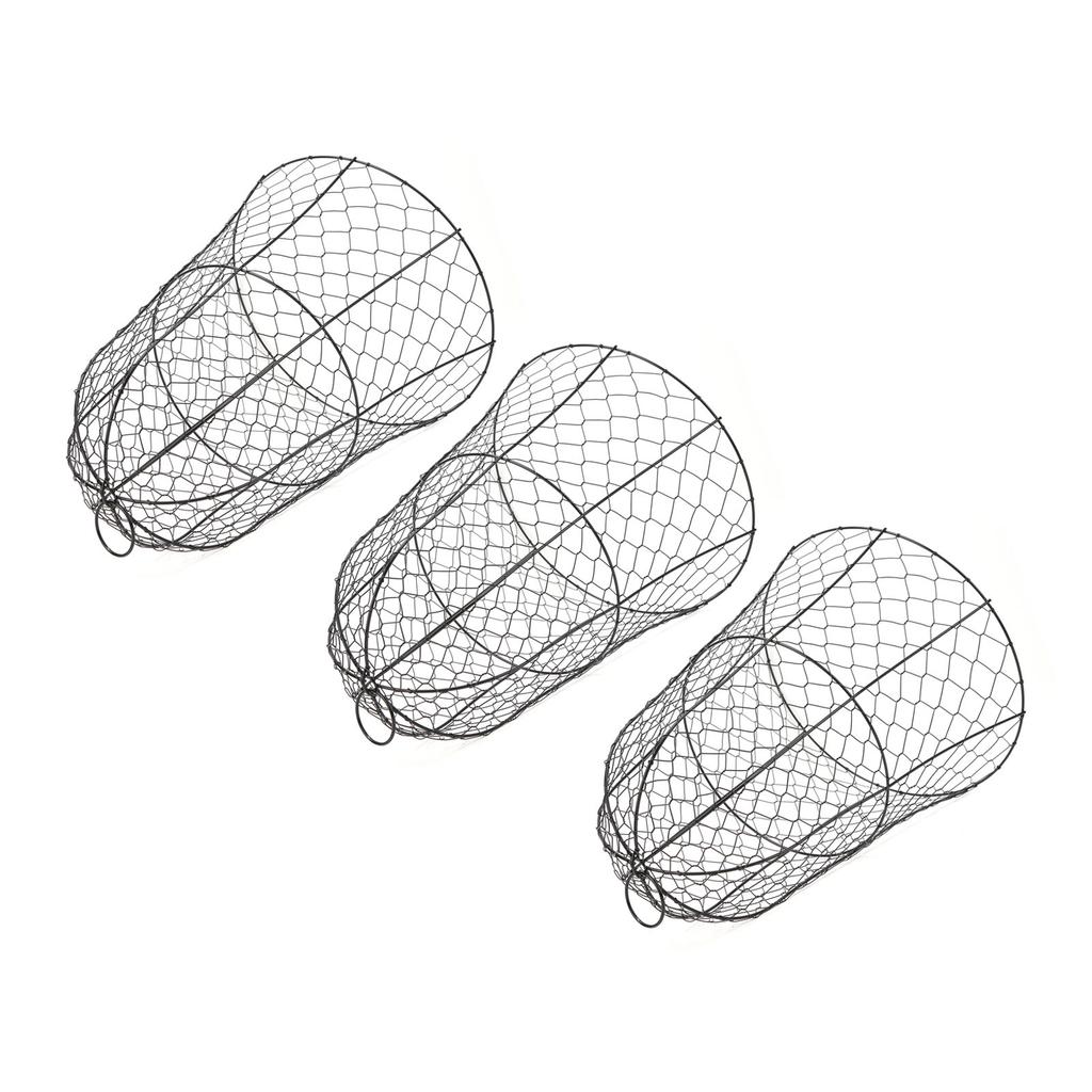 10 Packs Black Garden Chicken Wire Cloche Thickened Construction Plant Protector Cloche Cover