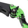 1 Pair Folding Clutch Brake Lever Aluminum Alloy 6 Level Adjustable Brake Handle Lever For Kawasaki Z1000 2007-2016