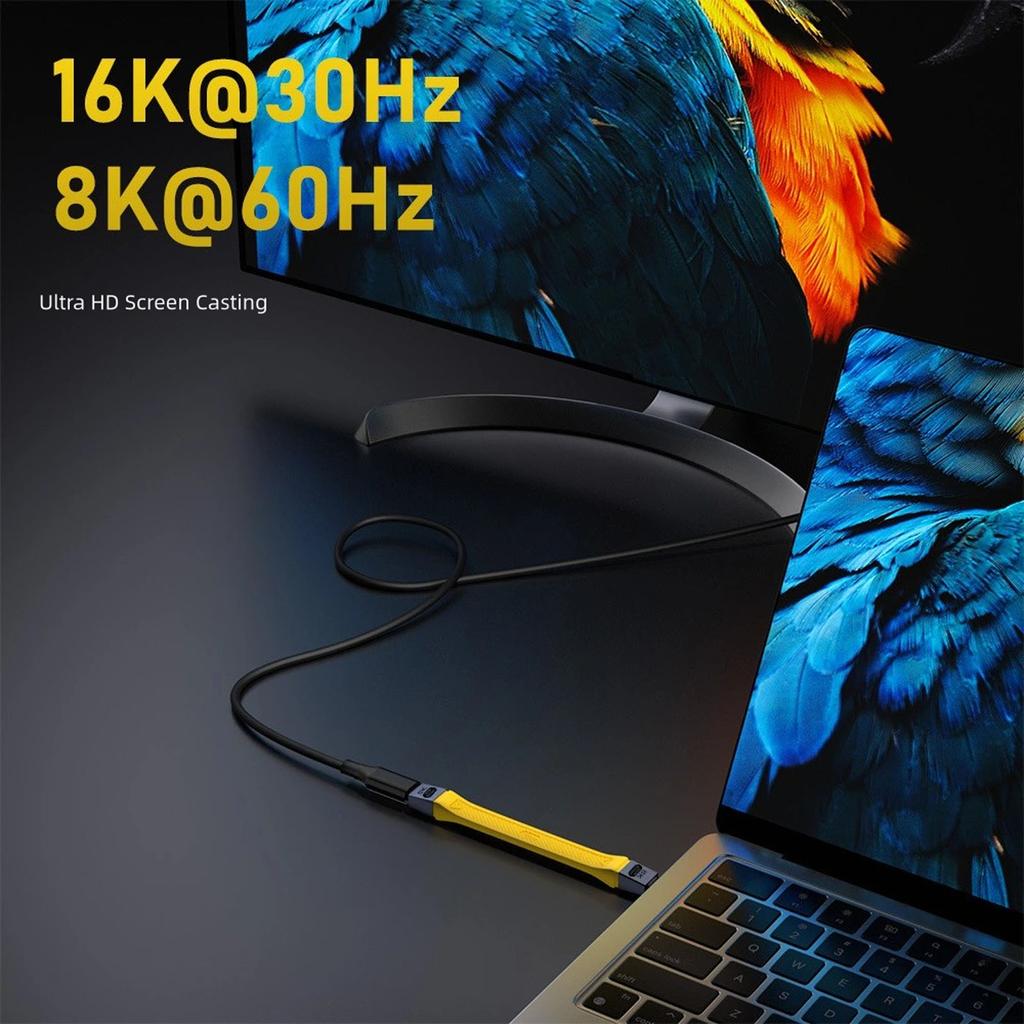 Thunderbolt5 FPC USB4 Data Cable 40Gbps Speed TPE Construction Multiple Device Charging Support