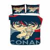 Anime Detective Conan Shinichi All Season Bedding Set Boys Girls Twin Queen Size Duvet Cover Pillowcase Bed Kids Adult Tool