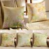 French Flower Pillow Case Anti-dustmite Pillowcase Invisible zipper silky Sofa cushion cover