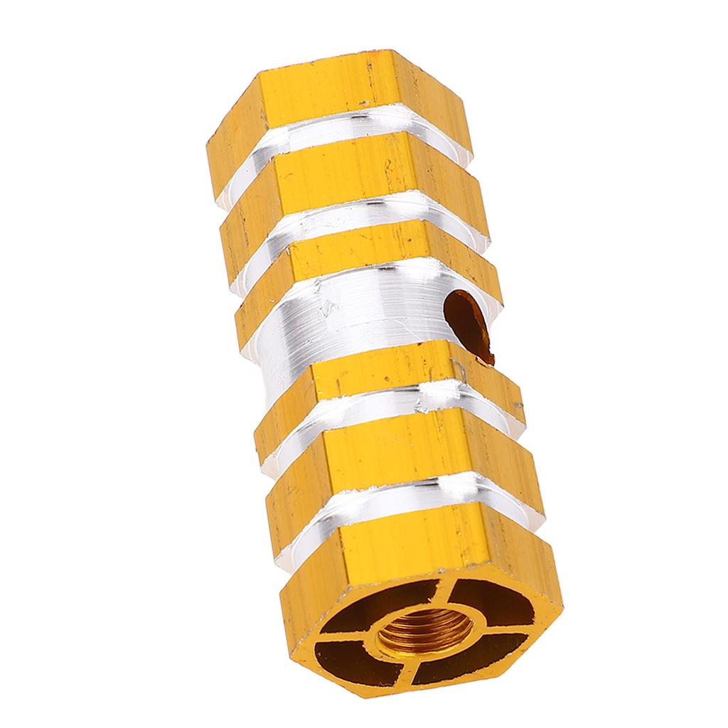 1 Paar Fahrradpedale Achse Fußstütze Stifte Rutschfest Hintere Fußpedale für Mountainbiking Sechseckig