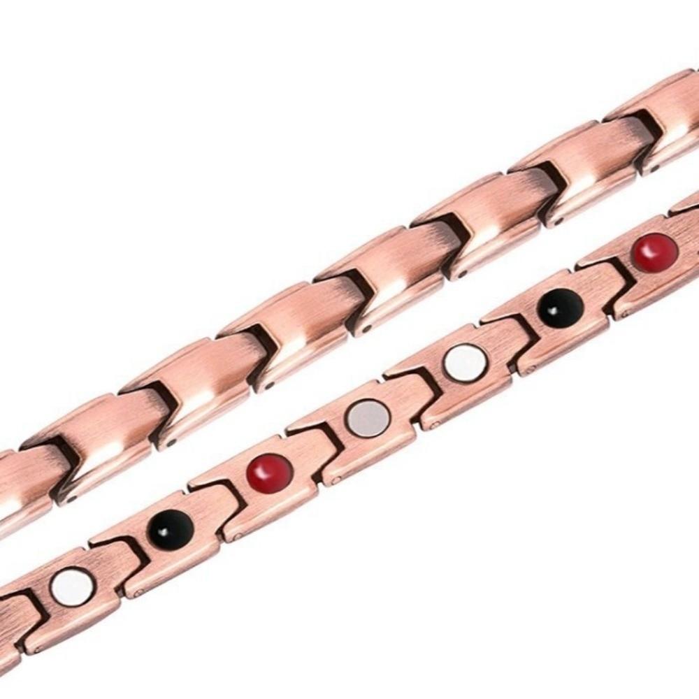 Stainless Steel Stainless Steel Bracelet Retro Magnetic Link Chain Magnet Couple Bracelets  Home
