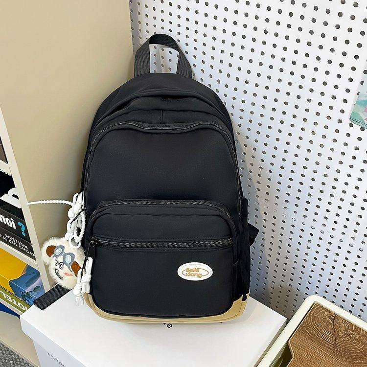 Schoolbag Japanese ins Large Capacity Simple Lightweight Casual Versatile School Bag Fourth and Sixth Grades Middle and High School Students Backpack