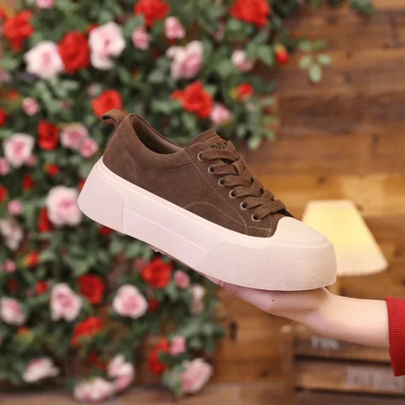 Platform Women Sneakers Leopard Designer Flats Casual Shoes Lace Up Running Sport Shoes 2025 Trend Autumn Walking Mujer Zapatos