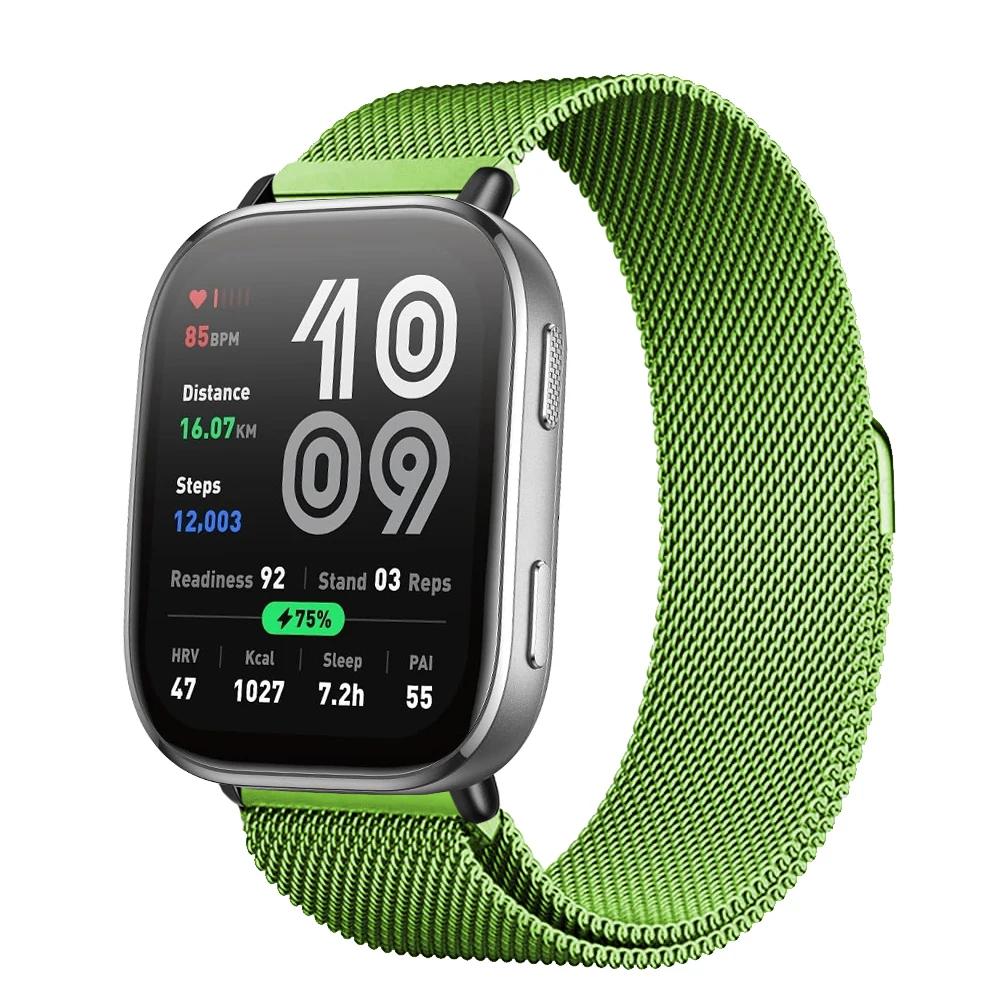 Magnetisches Armband für Für Amazfit Bip 6 Armband 22mm Band Metall Mesh Smartwatch Armband Correa Für Amazfit Bip6 Uhrenarmbänder