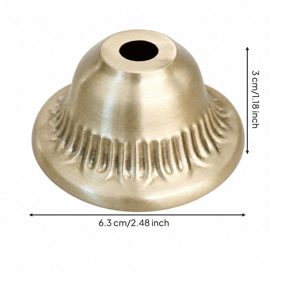 Copper Decorative Lamp Cup Long-Lasting Domed Lighting Cover Modern