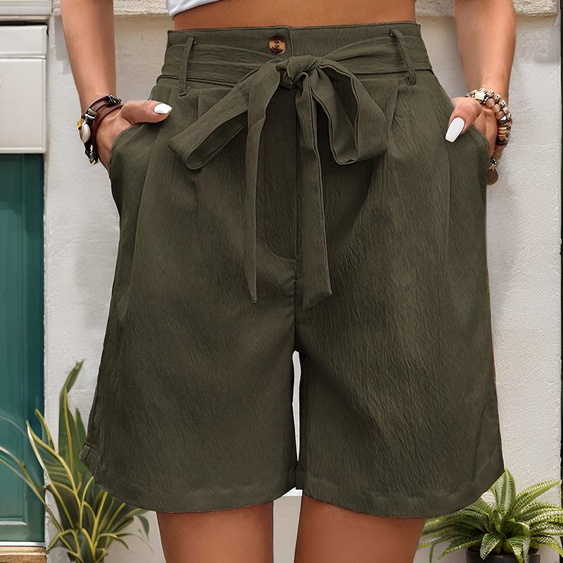 YYFS Damenmode Sommer Frühling Einfarbig Print Shorts