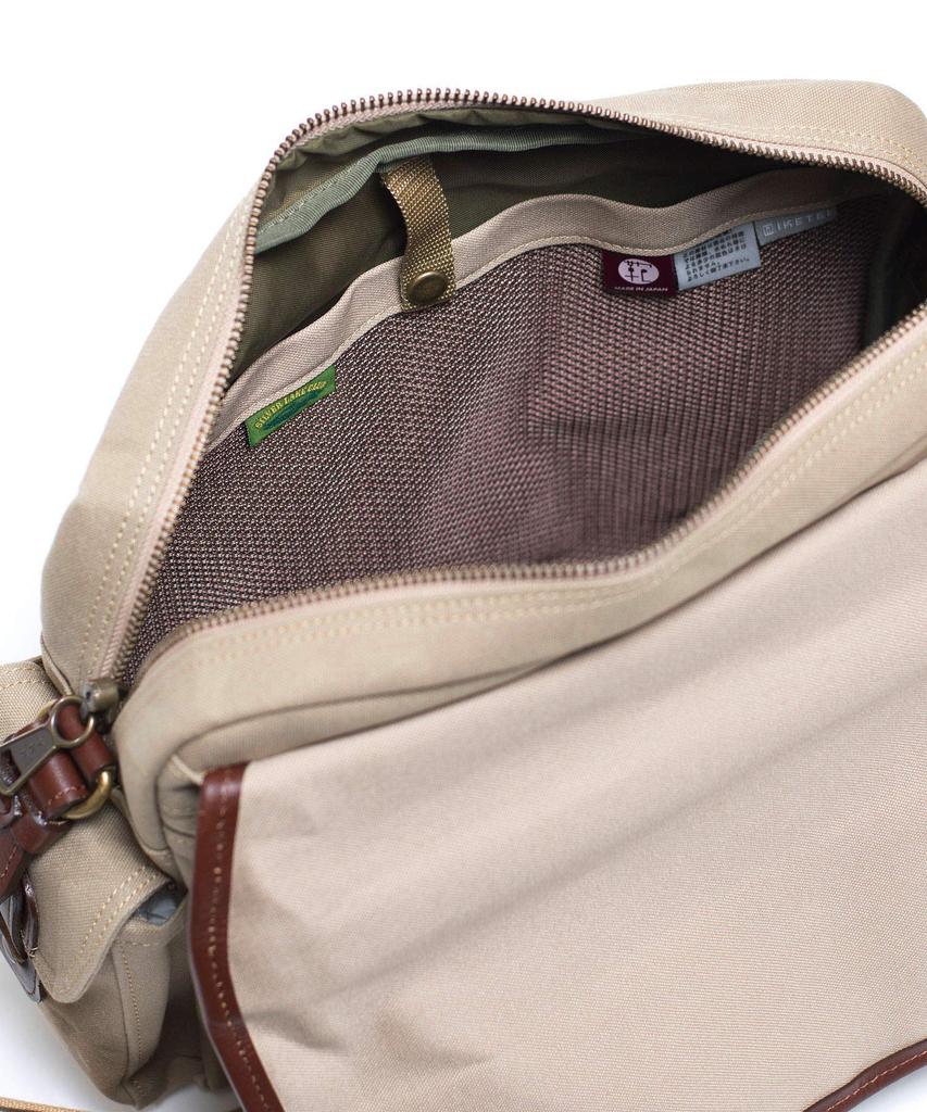 Lake Shoulder 30cm beige [Silver Club] bag, size, canvas, 130133,