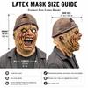 Bloody Miner Zombie Latex Full Head Mask Helmet Halloween Cosplay Props Haunted House Carnival Masquerade Horror Party Decor