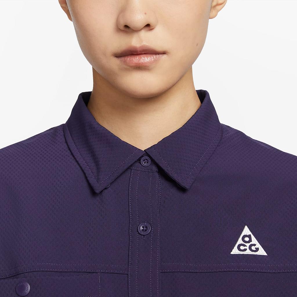 New Nike ACG Shirt Women's Ink Purple FB7888-555