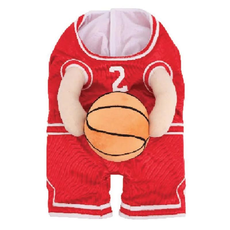 

Dog Basketball Costume with Ball Dog Clothes T-shirts for Small Dogs Pets Articles Puppy Autumn Pet Cotton Vests L