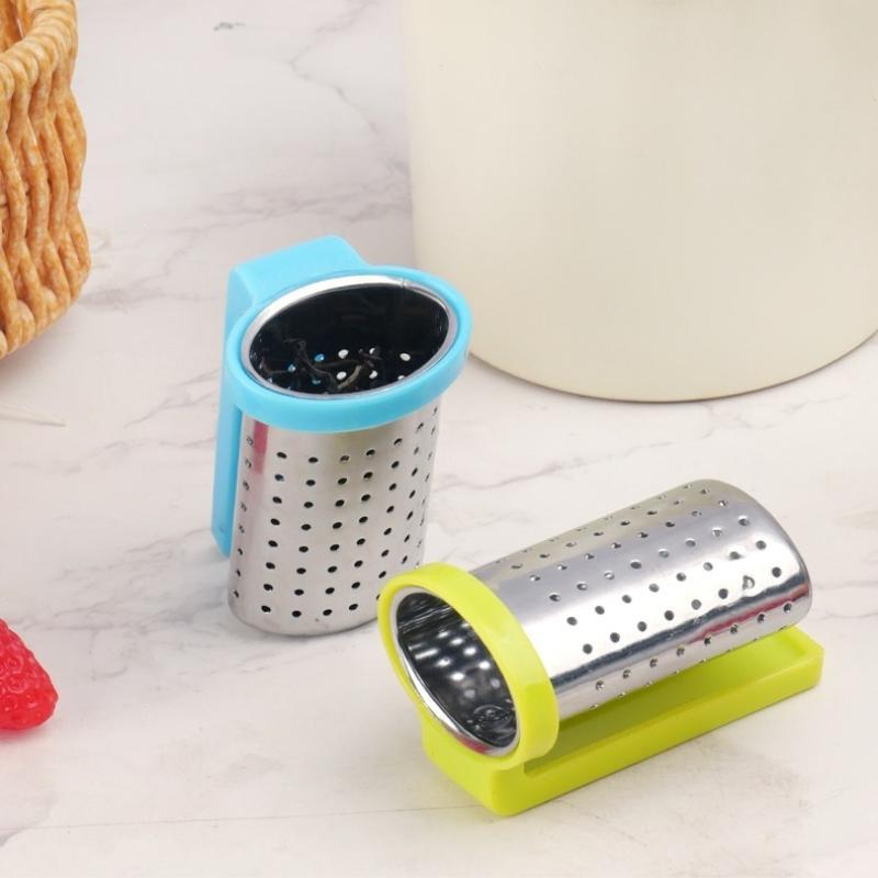 Hanging Tea Infuser Clip Food Grade Stainless Steel Tea Strainer Easy Clean for Home Daily Tea Making Use