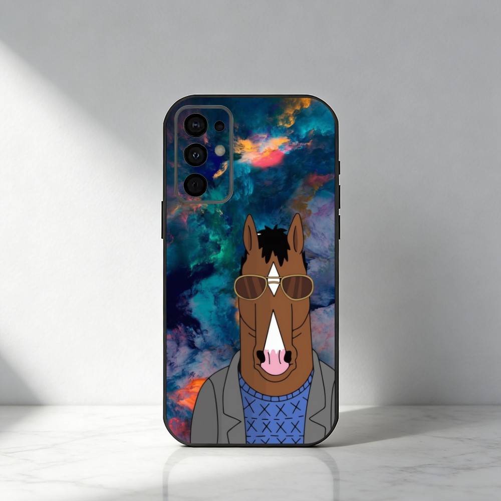 

Depressiv Bojack Horse-Man Phone Case For Samsung S25,S24,S21,S22,S23,S20,Ultra,S26,Plus,Fe,Note,5G Black Cover Samsung S24fe