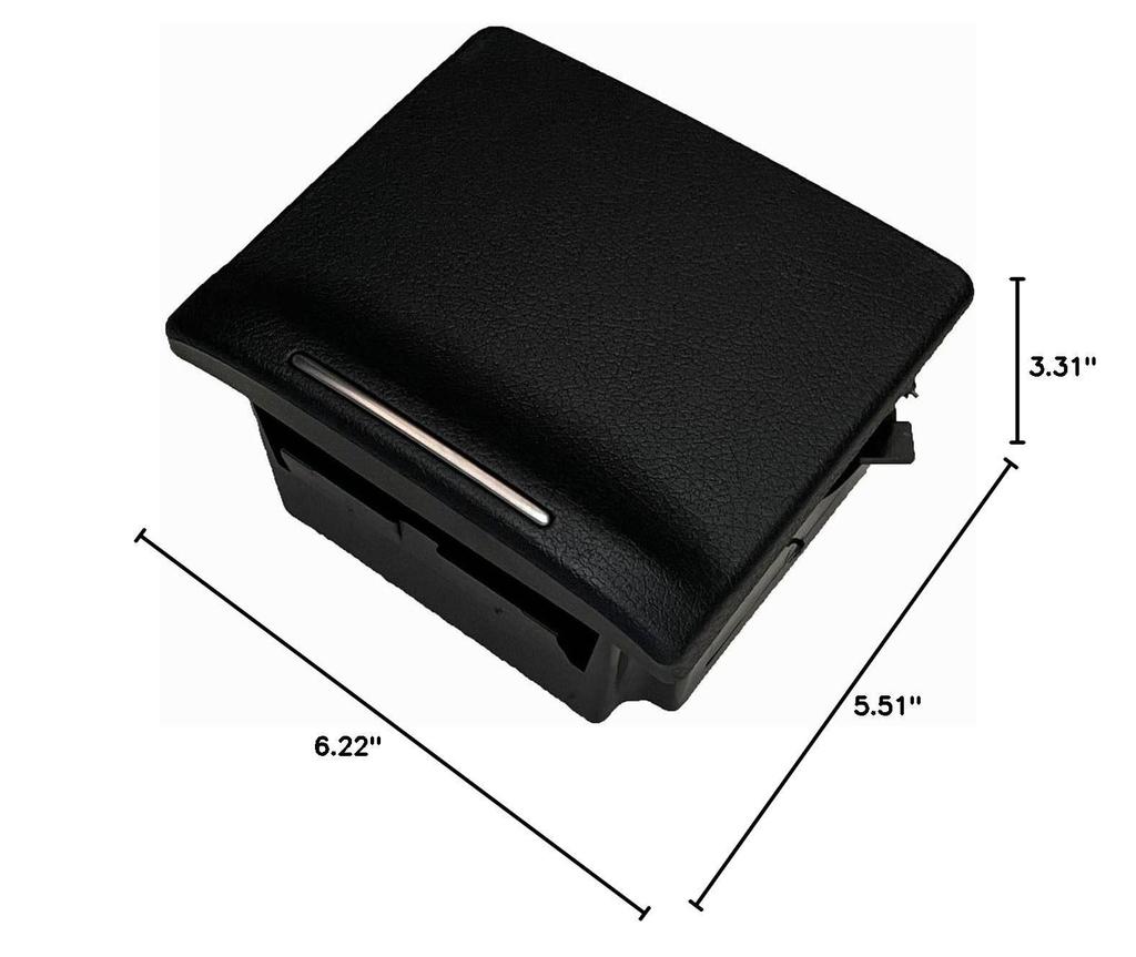 Compatible Cup Holder for Subaru Rear Center Console (Models: 66150AG01CJC, 66150AG01CWA)