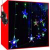 Christmas Lights 108 LEDs Icicle Curtain Outdoor Light Garland 2.5X0.9
