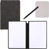 Cuaderno de Pizarra Blanca Portátil 24 x 16 5 Cmcuaderno Borrable Pizarra Blanca Borrable Borrable Pizarra Blanca para Negocios Hogar Oficina Gris