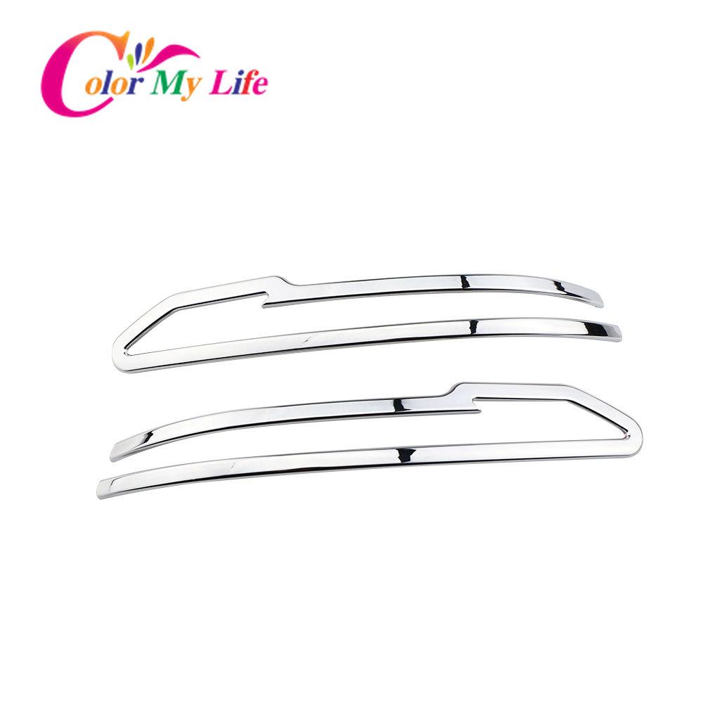 Color My Life Chrome Rearview Mirror Cover Strips Rear View Mirror Protector Trim for Nissan X-trail Xtrail T32 2014-