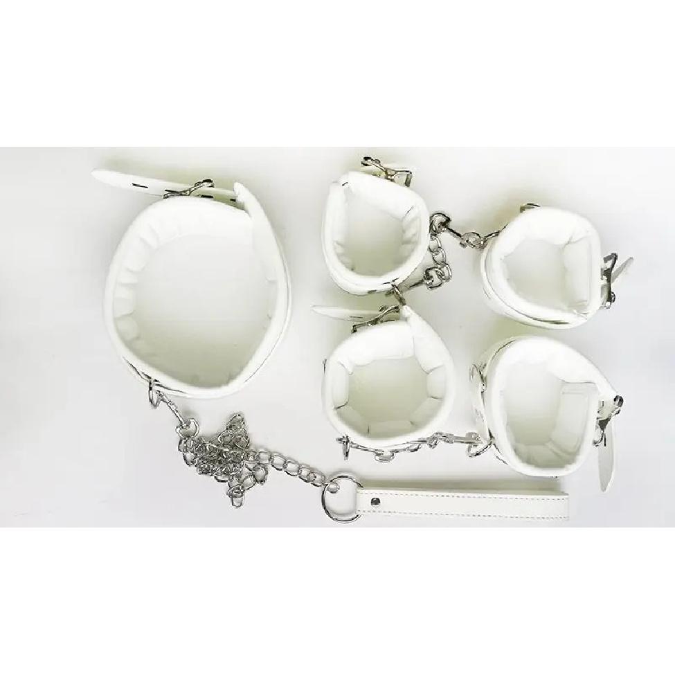 Puppy play Soft and Comfortable Bondage Restraints Handcuffs Collar Wrist Ankle Cuffs for Fetish Erotic Adult Sex Games Couple