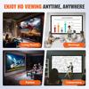110Inch Diagonal Projector Screen 16:9 4K HD Projector Screen Movie Screen Fixed Frame 3D Projector Screen for Home Threater Outdoor Use(110inch)