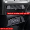 Jingfei Car Carbon Fiber Rear USB Charger Port Air Outlet Vent Trim Panel Protective Cover for V-V Vezel 2021 2022