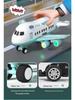 Extra Large Inertial Toy Airplane with Storage, Lights & Music - Educational Toy Set for Kids