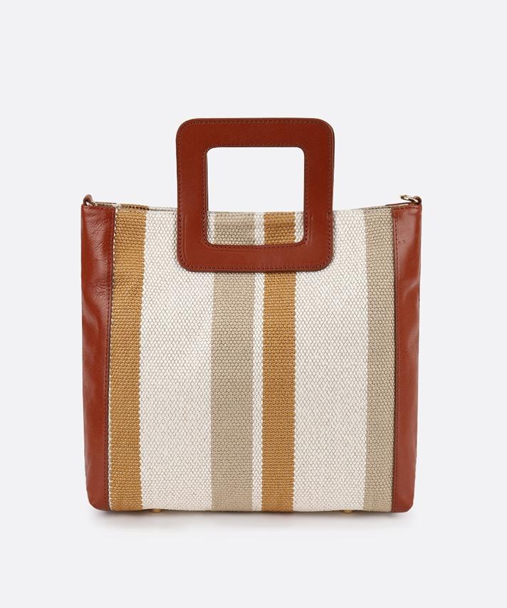 Fasciera Luxury Leather Handle Tote Bag (L)_Arias06