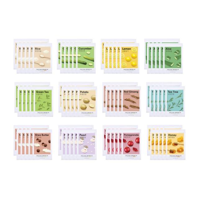 MISSHA - Airy Fit Sheet Mask Bundle Set - 12 Types Rice