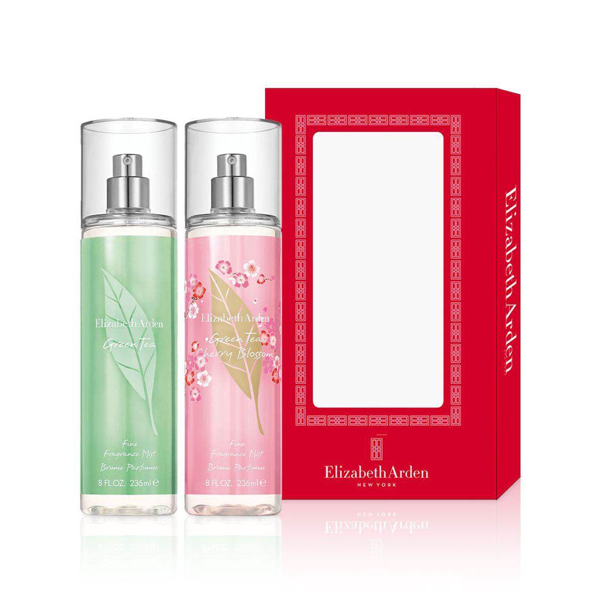 [2PACK] Green Tea Body Mist 236ml + Green Tea Cherry Blossom Body Mist 236ml