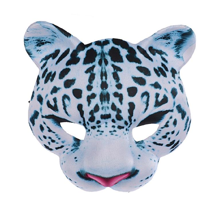 

Snow Leopard Mask Masquerade Mask Breathable Snow Leopard Half Face Mask for Men Women Masquerade Halloween Supplies 1