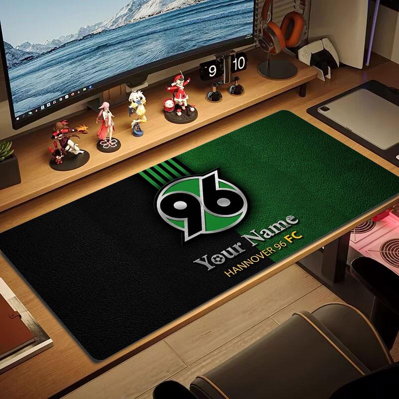 Hannover 96 Custom Name Large Size Mouse Pad Large Gaming Table Cushion Non-slip Laptop Tablet Big Mousepad XXL Mat Mini PC Playmat With Lock edge