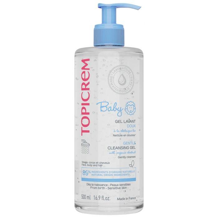 Topicrem Baby Jemný mycí gel s bio kaštanem 500 ml
