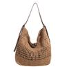 Luxury Straw Crochet Tote: Spacious, Versatile Crossbody for Vacation