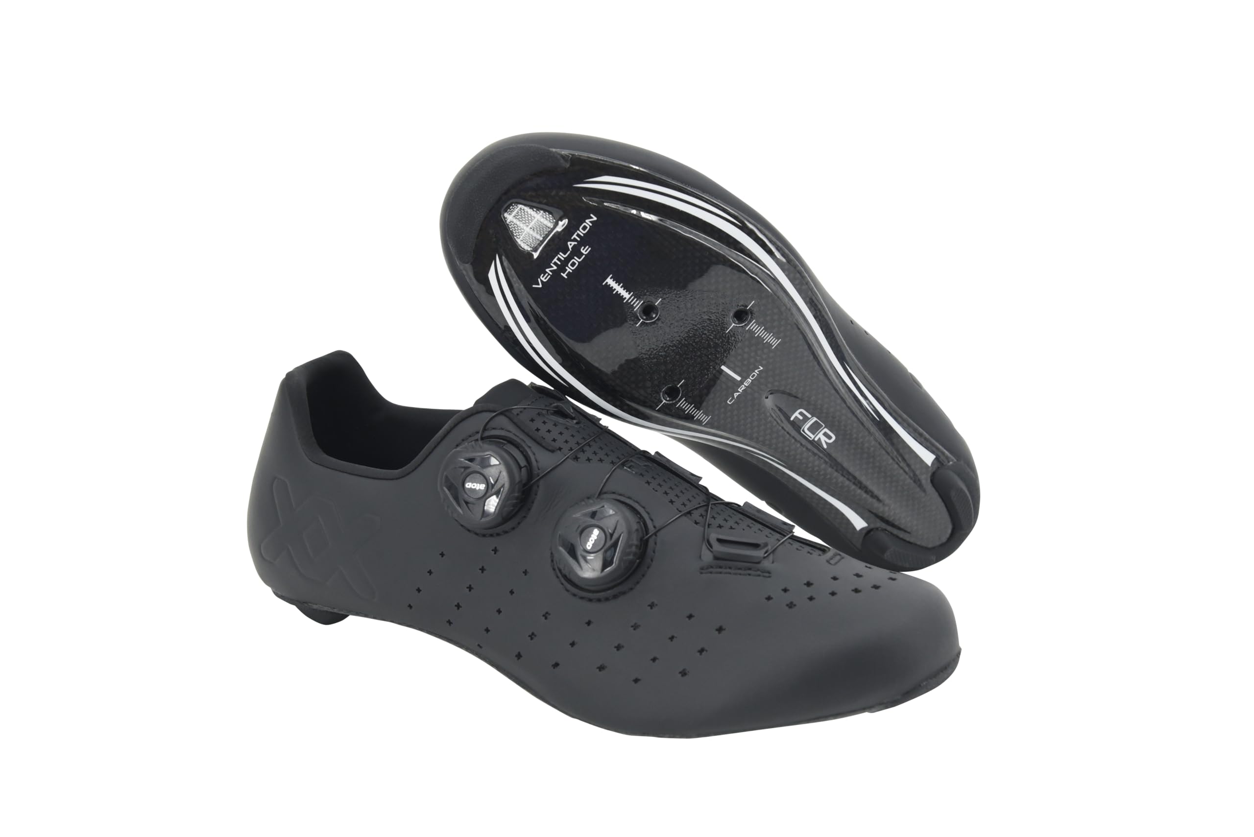 FLR Road Cycling Shoes F-9 43 black чёрный