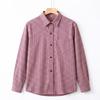 Langsaha Women's Loose-Fit Plaid Long-Sleeve Casual Shirt