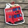 Hong Kong Style Quick-Dry Cartoon Bus Taxi Coral Fleece Hand Towel