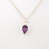 Rare Amethyst Gemstone 925 Sterling Silver Handmade Jewelry Gift Pendant 1.01" PP-56-4