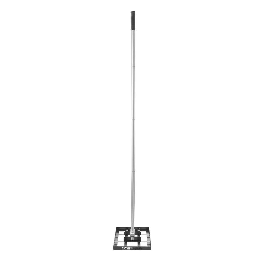 10x17in Lawn Leveling Rake 78 In Adjustable Handle for Yard Golf Court