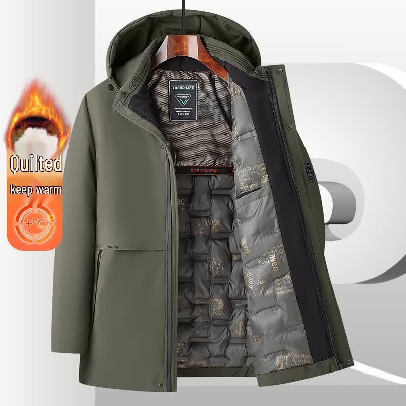 Pierre Cardin Men's Padded Parka Jacket