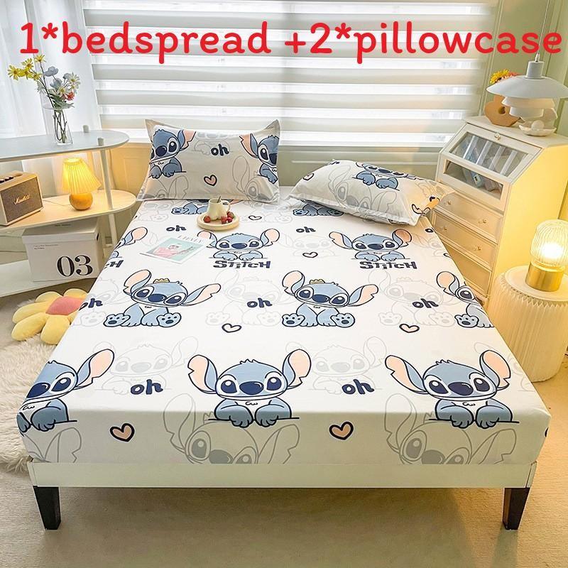 Toy Mouse Stitch Story Pattern Printing Bedspread Set Protective Cover