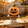 Halloween Pumpkin Plush Toy With Short Pile Velvet For Holiday Decoration And Gift