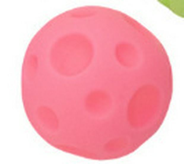 Cute Cartoon Vinyl Baby Hand Grab Ball Bath Toy with Squeeze Sound for Children Play In Water