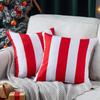 Waterproof Pillow Cover Striped Pillow Case Colorful Outdoor Cushion Cover  Sofa
