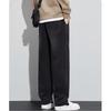 Fleece Jeans Men's New Loose Straight Pants Autumn and Winter Warm Wide-leg Casual Trousers