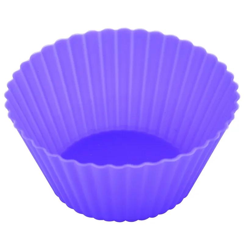 New 12 pcs Silicone Cupcake and Muffin Cup Cake Tool, Baking Silicone Mold for DIY Cupcake