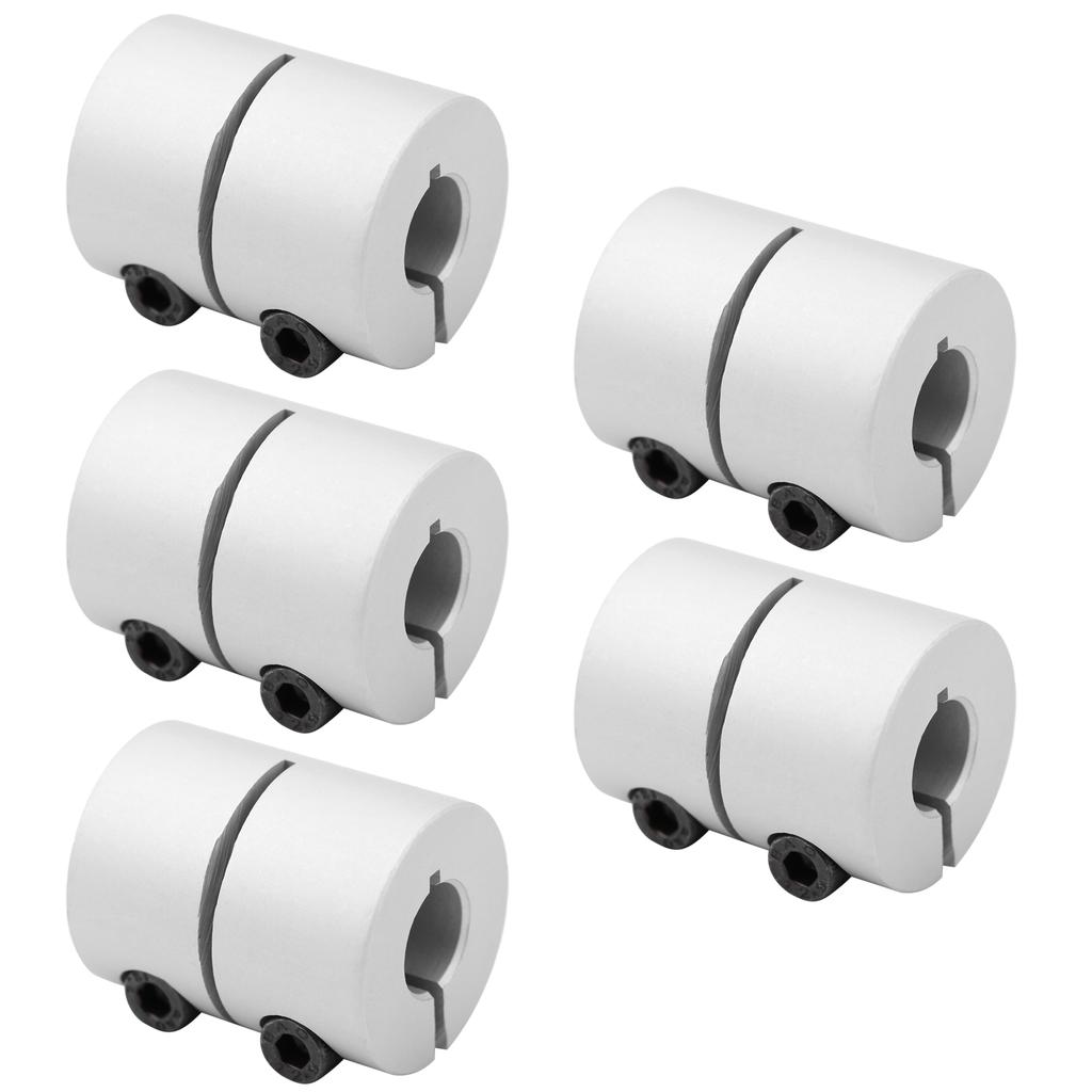 5Pcs Shaft Coupler Coupling Aluminium Alloy Connector for 3D Printer Servo Stepper Motor