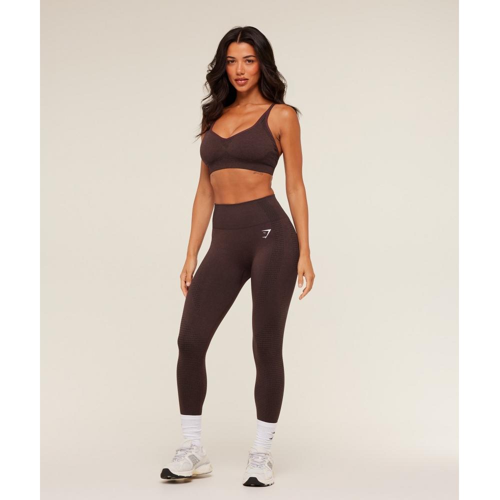 Gymshark Vital Sports Bra Rich Maroon Marl B5c7s Nc65